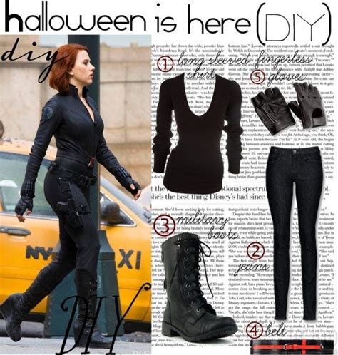 do it yourself black widow costume